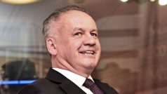 Slovenský prezident Andrej Kiska ve studiu Českého rozhlasu Radiožurnál.