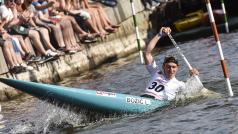 Prague Riverside Cross na pražské náplavce a slovinský kanoista Luka Božič (archivní foto)