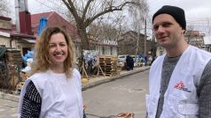 Finanční ředitelka Silvie Koubková a šéf mise Robin Ehret