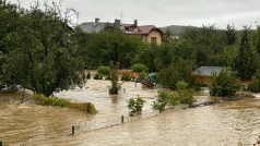 Voda v Krnově zaplavila velkou část města