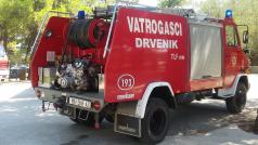 Auto chorvatských hasičů
