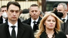 Slovenská prezidentka Zuzana Čaputová s partnerem Jurajem Rizmanem