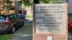 Pomník tábora Hanke v Ostravě