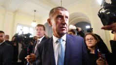 Andrej Babiš u Městského soudu v Praze