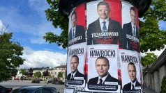 Kandidáti na prezidenta Karol Nawrocki a Rafal Trzaskowski