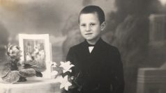 Josef Spáčil u svatého přijímání