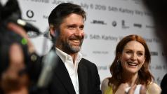 Na 54. ročník Mezinárodního filmového festivalu v Karlových Varech přijela oscarová americká herečka Julianne Moore.