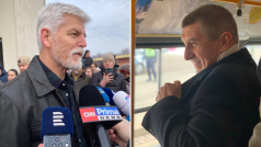 Petr Pavel strávil pátek v Ostravě a Brně, Andrej Babiš zase v Liberci a Jablonci nad Nisou