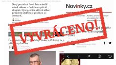 Falešné stránky se vydávají za Novinky.cz, CNN Prima News či ČT24