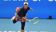 Barbora Krejčíková na turnaji v Čeng-čou