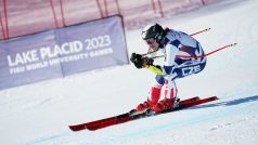 Jan Zabystřan při super-g v kombinaci