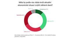 Měla by podle vás vláda kvůli aktuální ekonomické situaci zvýšit některé daně?