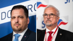 Europoslanci Tomáš Zdechovský (KDU-ČSL) a Ivan David (SPD)