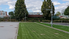 Pražští vědci testují rozdíly mezi travnatými a betonovými parkovišti