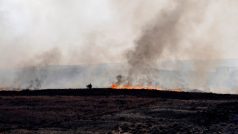 Požár Smohehouse Creek na severu Texasu