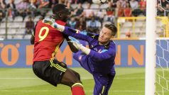Tomáš Vaclík při utkání s Belgií