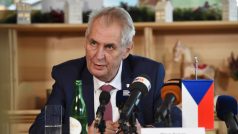 Prezident Miloš Zeman vystoupil 10. listopadu v Jeseníku na tiskové konferenci na závěr své třídenní návštěvy Olomouckého kraje