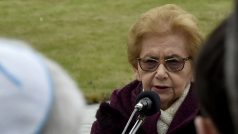 Dlouholetá předsedkyně Terezínské iniciativy a držitelka Řádu TGM Dagmar Lieblová (na snímku z 24. ledna 2018) zemřela 22. března ve věku 88 let v pražské Ústřední vojenské nemocnici.