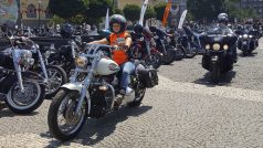 Oslavy 115. výročí značky motocyklů Harley-Davidson na holešovickém Výstavišti v Praze.