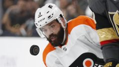 Radko Gudas během utkání proti Vegas Golden Knights.
