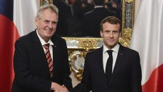 Emmanuel Macron dorazil do Česka u příležitosti stého výročí založení republiky