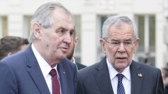 Prezidenti Miloš Zeman a Alexander Van der Bellen