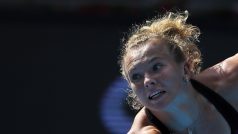 Kateřina Siniaková prohrála na tenisovém turnaji v Pekingu ve třetím kole s Caroline Wozniackou 5:7, 4:6