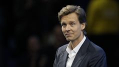 Tomáš Berdych během loučení s tenisovou kariérou na Turnaji mistrů v Londýně