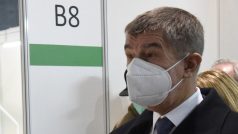 Premiér Andrej Babiš navštívil záložní nemocnici v Brně