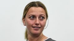 Petra Kvitová se zraněnou rukou.