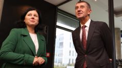 Věra Jourová a Andrej Babiš