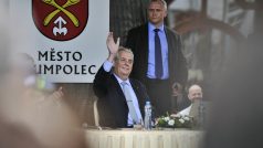 Prezident Miloš Zeman na návštěvě Humpolce letos v červnu