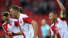 Fotbalisté Slavie Praha