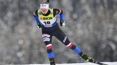 Tereza Beranová během kvalifikace sprintu světového poháru ve švýcarském Davosu