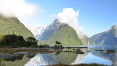 Fjord Milford Sound na Novém Zélandu