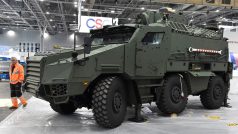 Obrněný vůz TITUS 6X6 KOVS na brněnském výstavišti v roce 2021