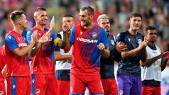 Fotbalisté Viktorie Plzeň po postupu do závěrečného předkola Ligy mistrů