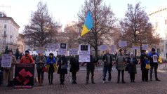 Demonstrace proti uvedení opery Boris Godunov