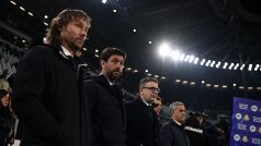 Pavel Nedvěd a Andrea Agnelli na zápase Juventusu s Udinese