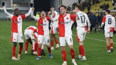 Slavia Praha vyhrála nad Šeriffem Tiraspol 3:2