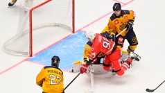 Pardubičtí hokejisté prohráli v prvním zápase čtvrtfinále play-off Ligy mistrů s finským týmem Lukko Rauma 4:6