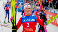 Johannes Hösflot Klaebo v cíli