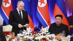 Ruský prezident Vladimir Putin a severokorejský vůdce Kim Čong-un