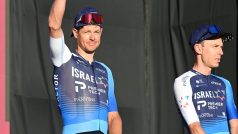 Zleva Jacob Fuglsang a Jan Hirt