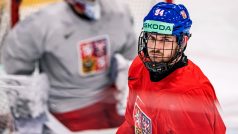 Jakub Lauko s obličejovou mřížkou