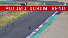 Filip Salač při testu na Masarykově okruhu