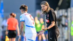 Trenérka Jitka Klimková a Aneta Polášková