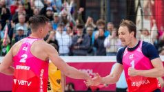 Ondřej Perušič a David Schweiner na turnaji v Ostravě