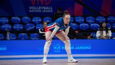 Česká volejbalová reprezentantka Daniela Digrinová