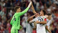 Fotbalisté Plzně se radují z postupu přes švýcarské Servette